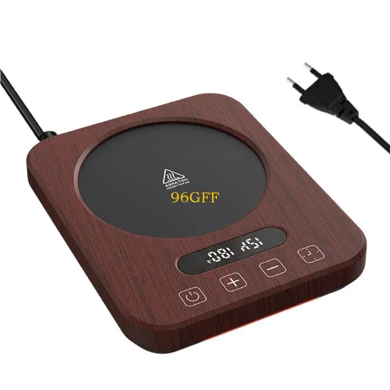 96GF 220V Coffee Mug Warmer Electric Cup Warmer Drink Warmer 80°C Constant Temperature Warmer for Heating Coffee Milk