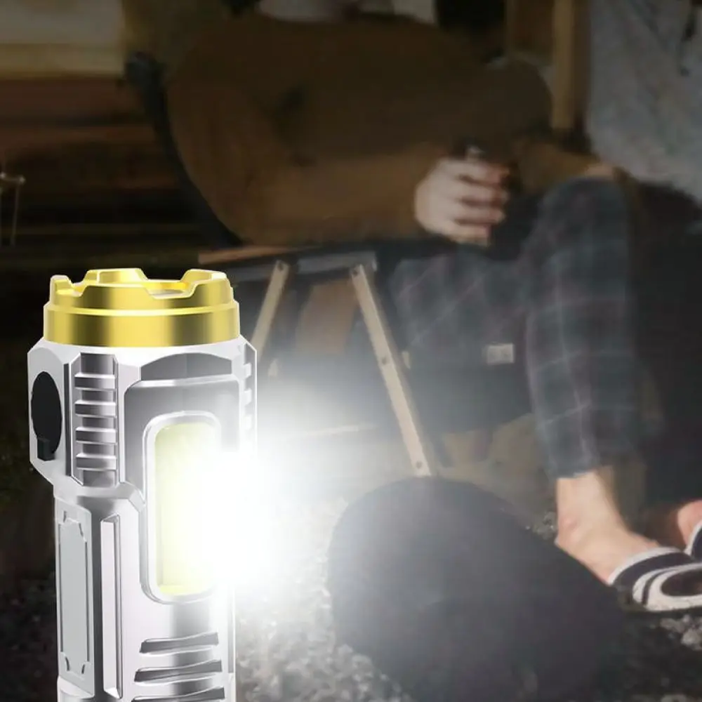 Portable Mini LED Flashlight Powerful White Laser Torch High Brightness Cap Clip Light For Outdoor Camping Hiking Repair