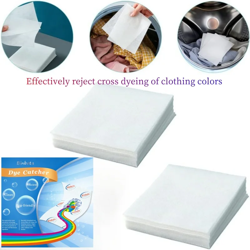 Anti-dyeing Laundry Tablet Anti-cross-dyeing Washing Paper Color Absorbing Paper Clothing Anti-staining Laundry Film Household