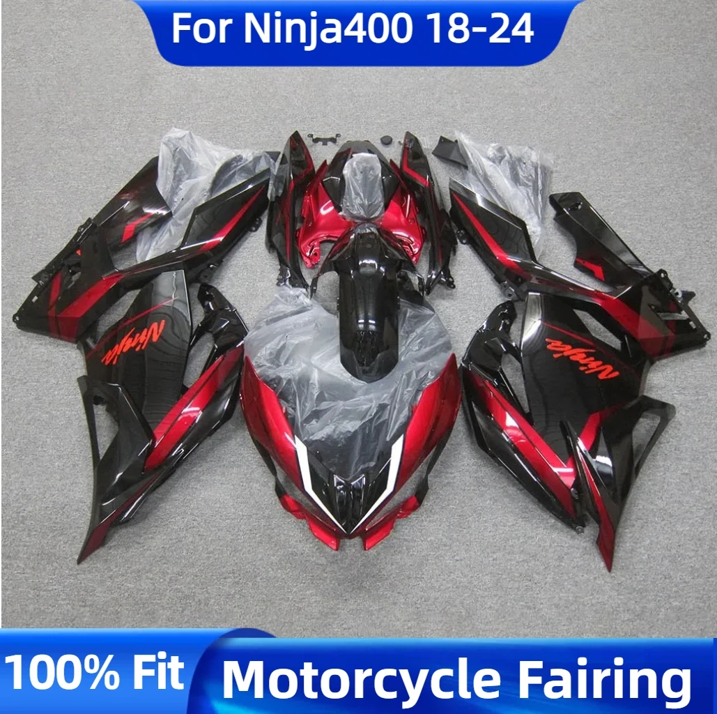 For KAWASAKI Ninja400 2018-2024 ABS Motorcycle full Fairing Kit Fit For Kawasaki NINJA 400 EX400 2018 - 2024 Bodywork Fairings