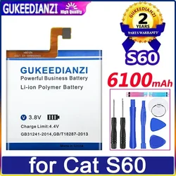 Smartphon Batteries High Capacity Replacement Mobile Phone Spare Battery 6100mAh For CAT S60 S 60 APP-12F-F57571-CGX-111