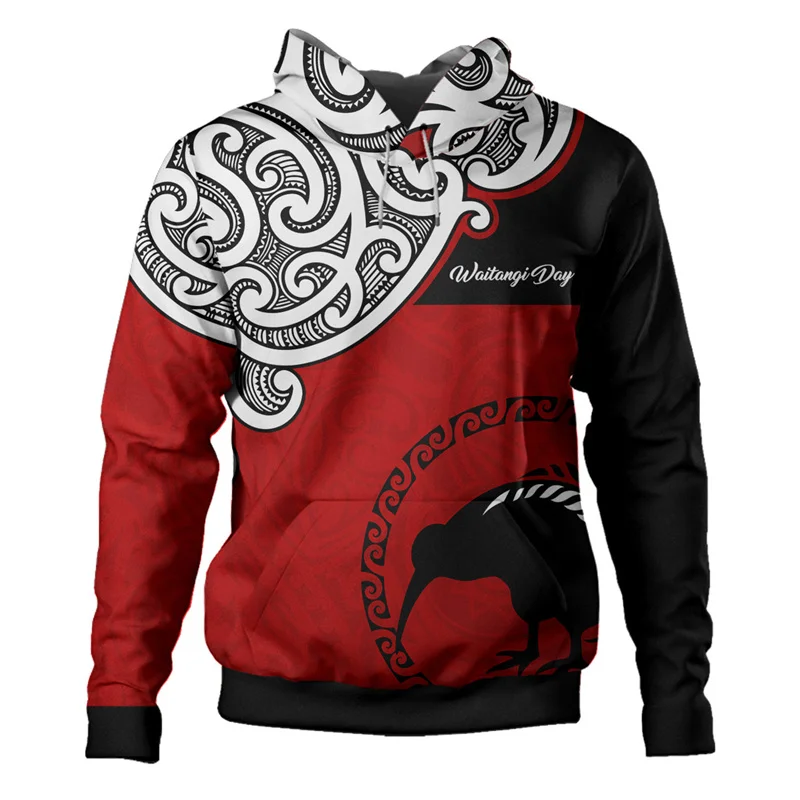 New Zealand Hoodie Waitangi Day Silver Fern Graphic Hoodie New In Hoodies & Sweatshirts Hoodies For Men Pullover Coat Y2k Tops