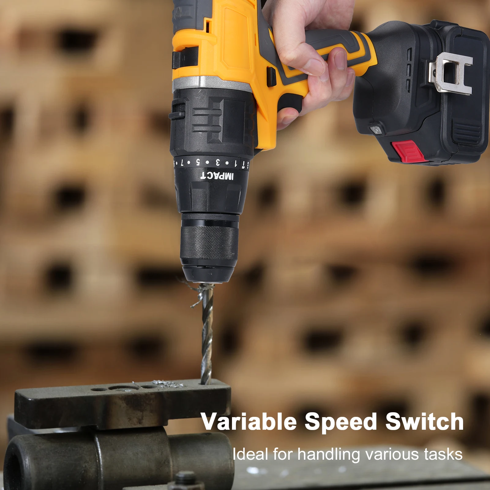 20Vコードレス電動工具コンボキット、電動ドリル、アングルグラインダー、2-in-1コードレス電動工具セット、穴あけ、切断、研磨用