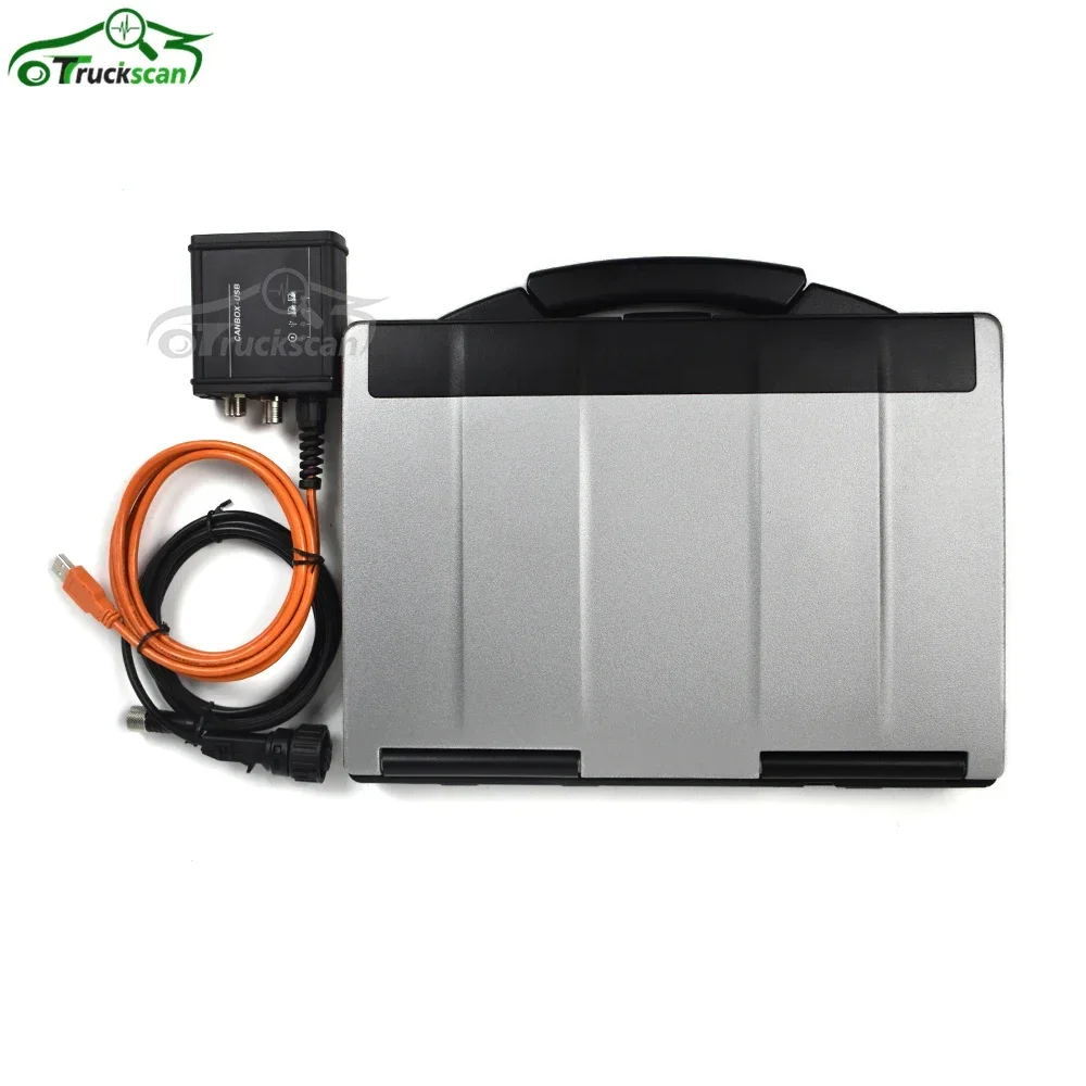 Toughbook CFC2 laptop and For Linde Canbox BT Adapter Kit Pathfinder LSG Forklift Professional Diagnostic Tool