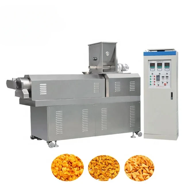 Automatic Frying Snack Food Production Line Making Machine Fry Snacks Pellet Fried Snack Chips Processing