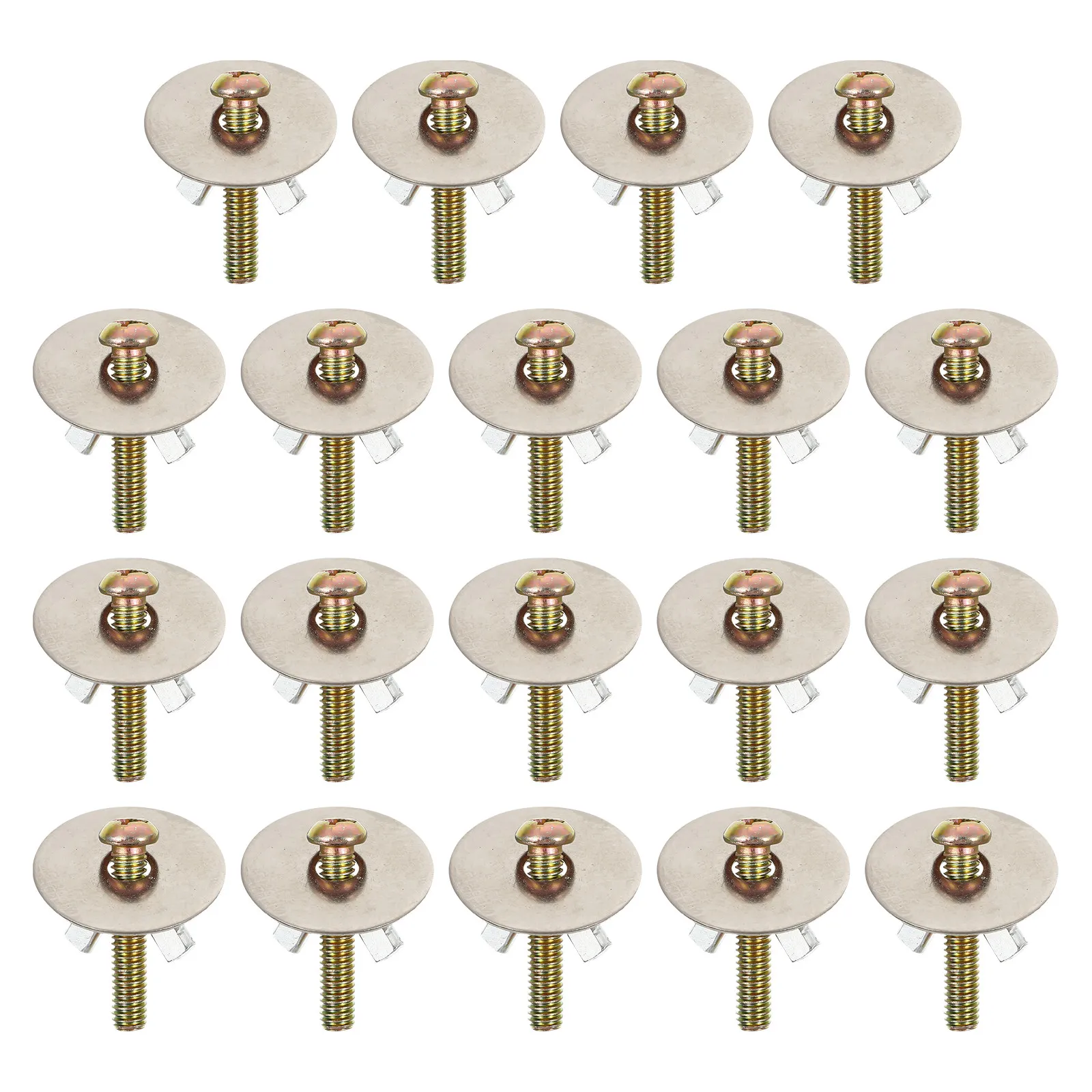 Wing Nut Set 30pcs Metal Fasteners for Bird Nest Boxes, Lamps, Electronics, Appliances & Compact Storage