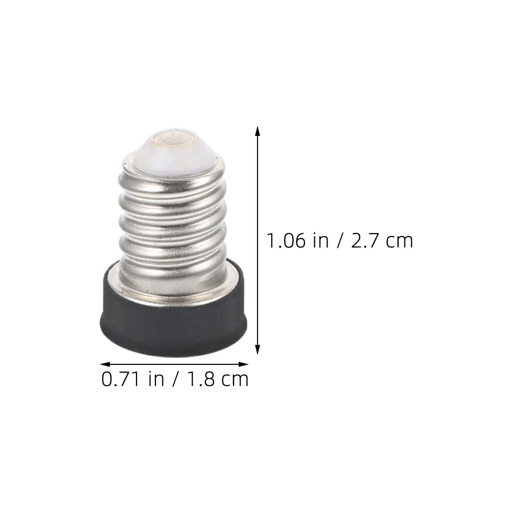 12Pcs E14 to E12 Light Bulb Socket Adapter Lamp Holder Converter for Ceiling Light Candelabra Socket Candelabra Adapter