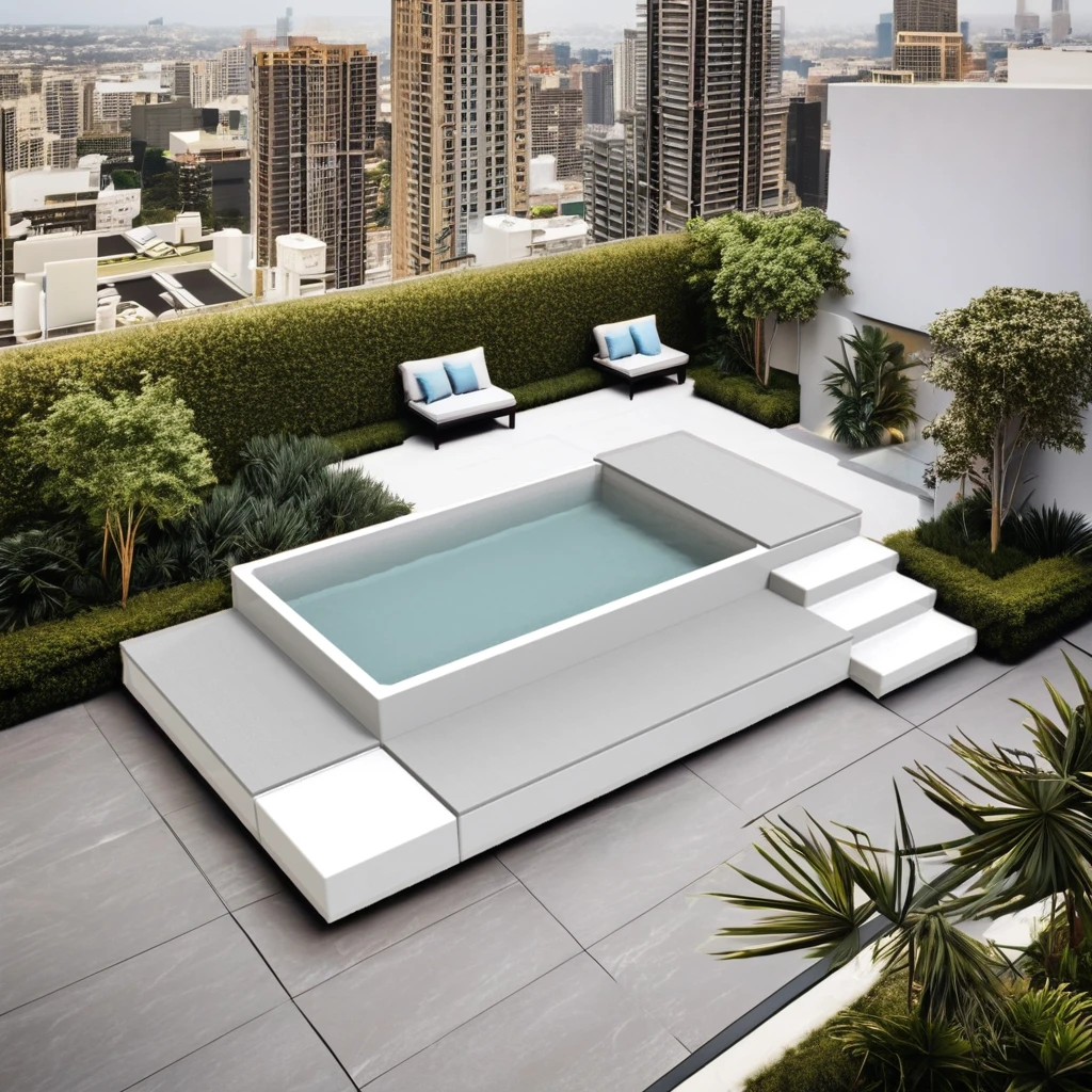 Factory Customized Villa Garden Fiberglass Big Family Inground Outdoor  Swimming Pool