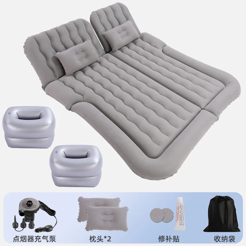 SUV & Off-Road Car Trunk Inflatable Mattress, Rear Seat Travel Air Bed For Self-Driving Camping