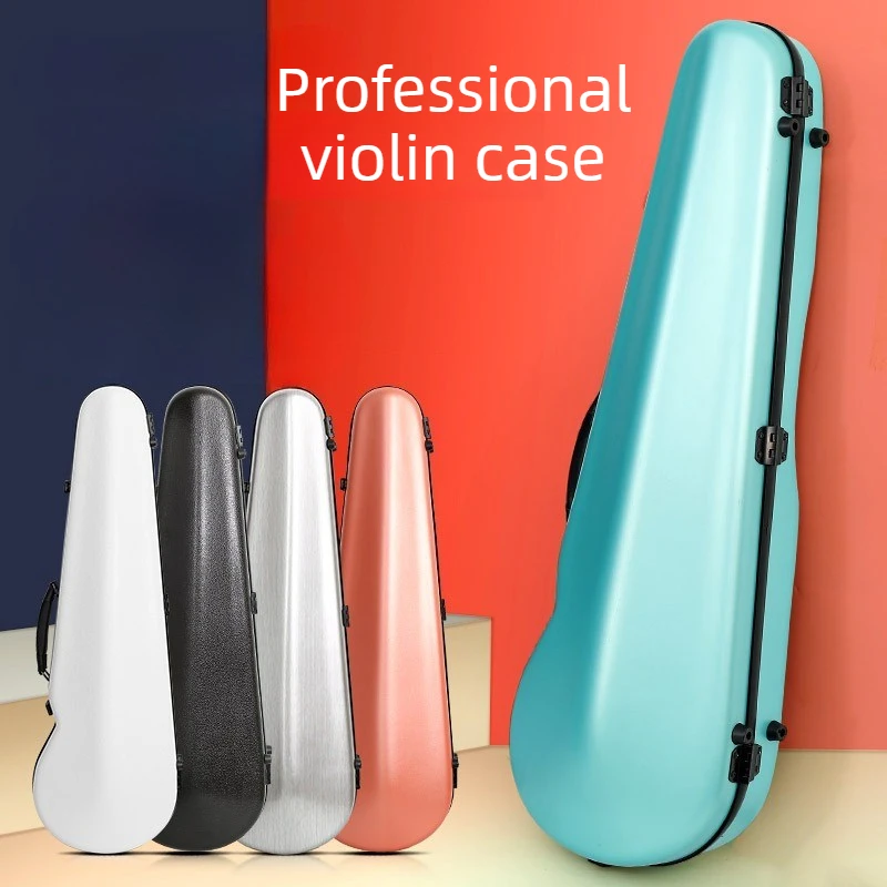 Carbon Fiber Violin Case Anti-drop Anti-impact Shoulder Bag with Violin Case Box Backpack Violin Bag Resilience Under Pressure