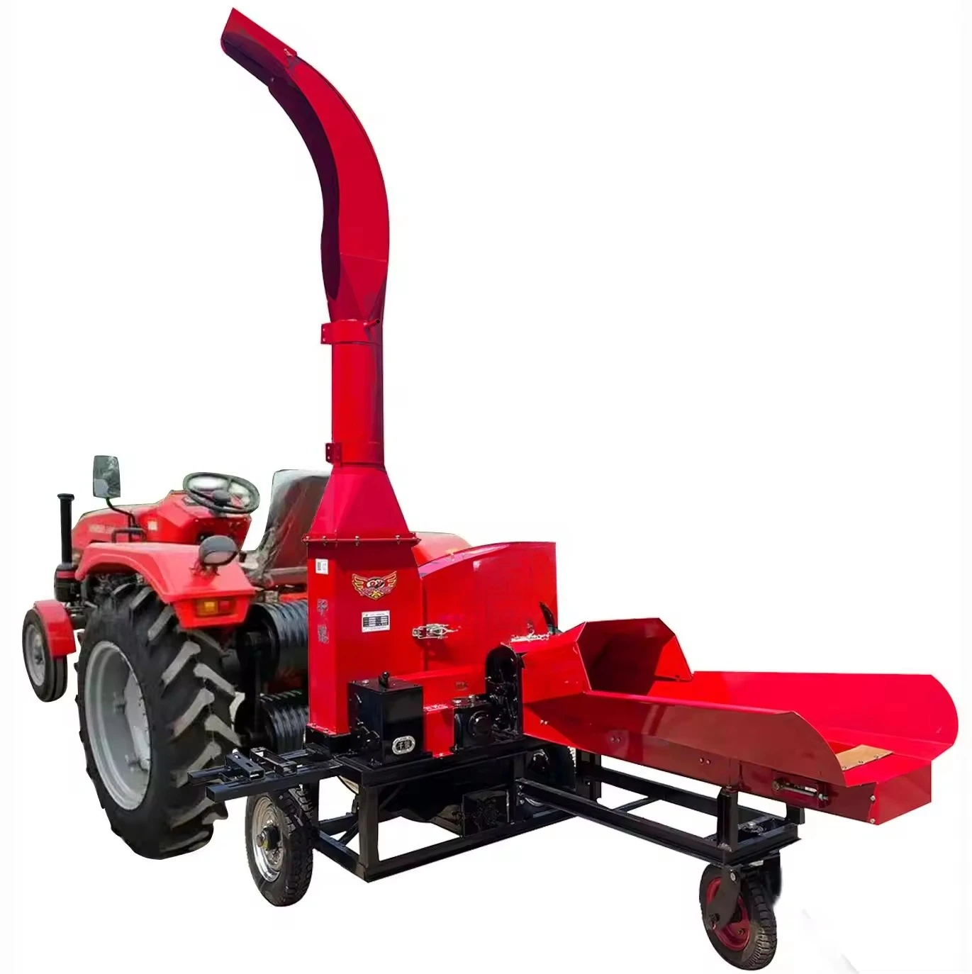 

Silage Hay Straw Дробилка для кукурузной соломы Машина для резки скорлупы Ферма кормов для животных 6,9,12,15 т/ч