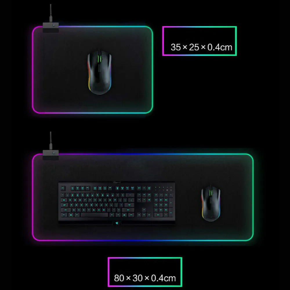 Musical Note Gaming Mouse Pad RGB Locking Edge Mouse Pad PC Computer Laptop LED Backlit Keyboard Pad CS GO Dota 2 Lol Gamer XXL