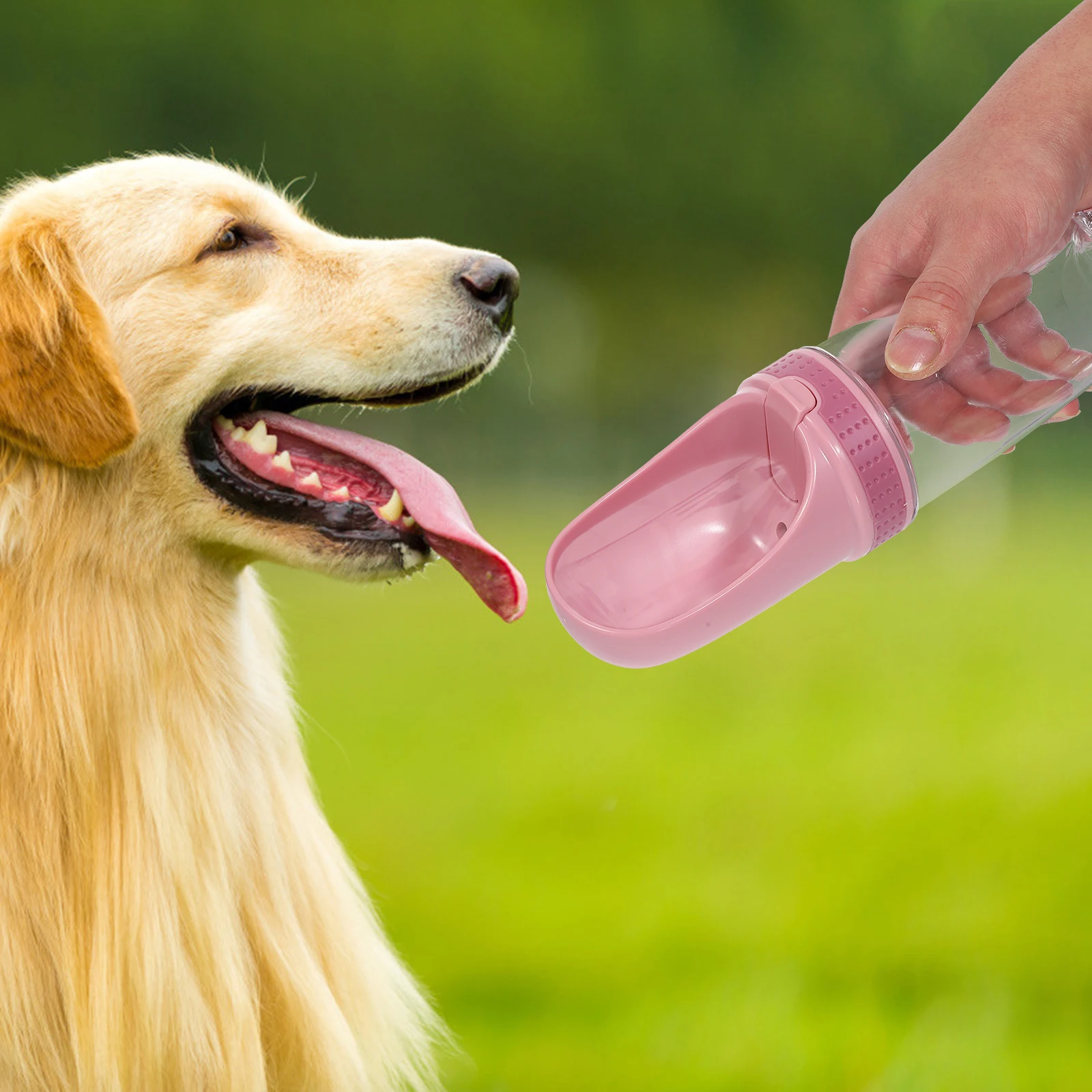 

Portable Pet Bottle ABS Material Large Button Water Cup Dog Travel Supplies Practical Dog Drinking Bottle Durable