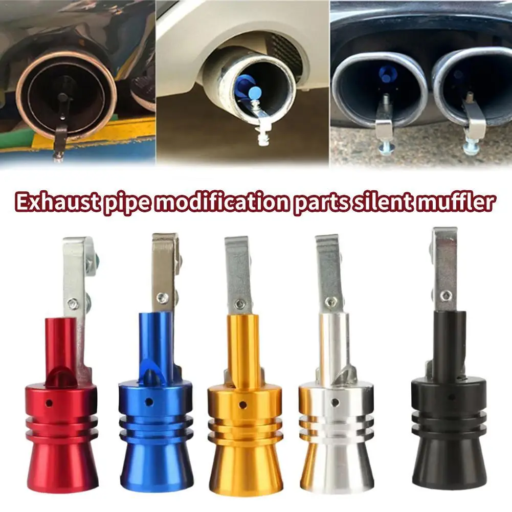 Car Modified Turbine Whistle Exhaust Pipe Sounder Motorcycle Imitation Sounder Turbine Exhaust Sound Amplifier Whistle Parts 