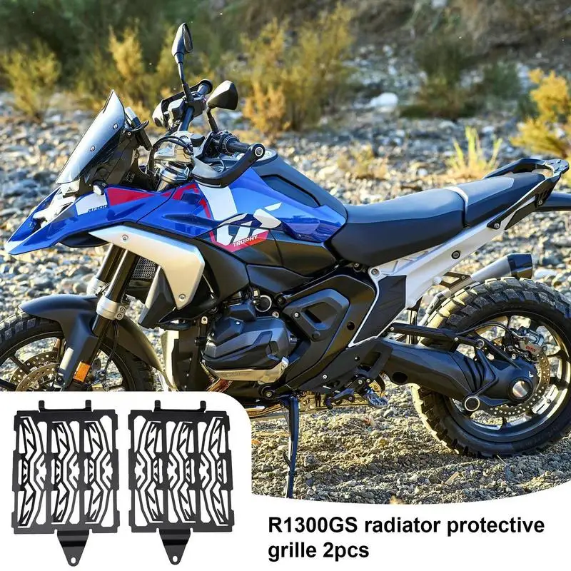 Motorcycle Radiator Guard Aluminum Rustproof Protection Guard Cover Long-lasting 2pcs Aluminum Cover For R1300GS Motorcycle