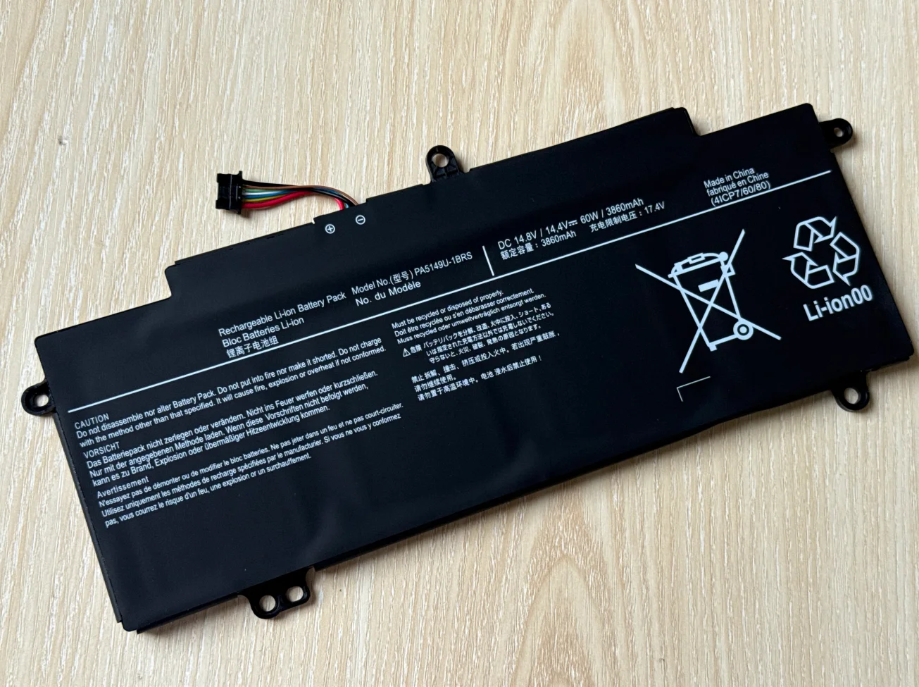 PA5149U-1BRS PA5149U Laptop Battery for Toshiba Tecra Z40 Z40-A Z40-A-110 Z40-B Z40-C Z40-A-10X Z40-A-16Q 4INP7/60/80