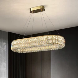 home decorationPendant lights, luxury crystal living room chandelier, dining room Pendant lamp, ceiling light, indoor lighting