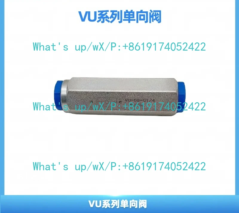 

VU VUR Check, Гидравлическая проверка VU-08-G1/4 "VU-10-G3/8" VU-12-G1/2 "VU-16-G3/4"