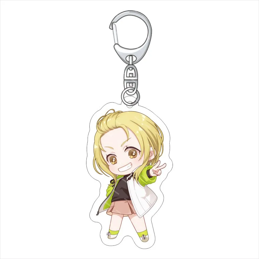 Anime Utagoe wa Mirufiyu Kogane Komura Kikyo Sen Cosplay COSTUME Acrylic Key Chains Keyring Prop Xmas Gift