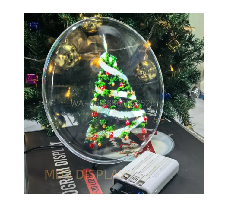 

Shenzhen Mds 3D Smart Control Wifi HD LED Hologram Fan Display for Christmas Decoration Factory Price for Store Mall Supermarket