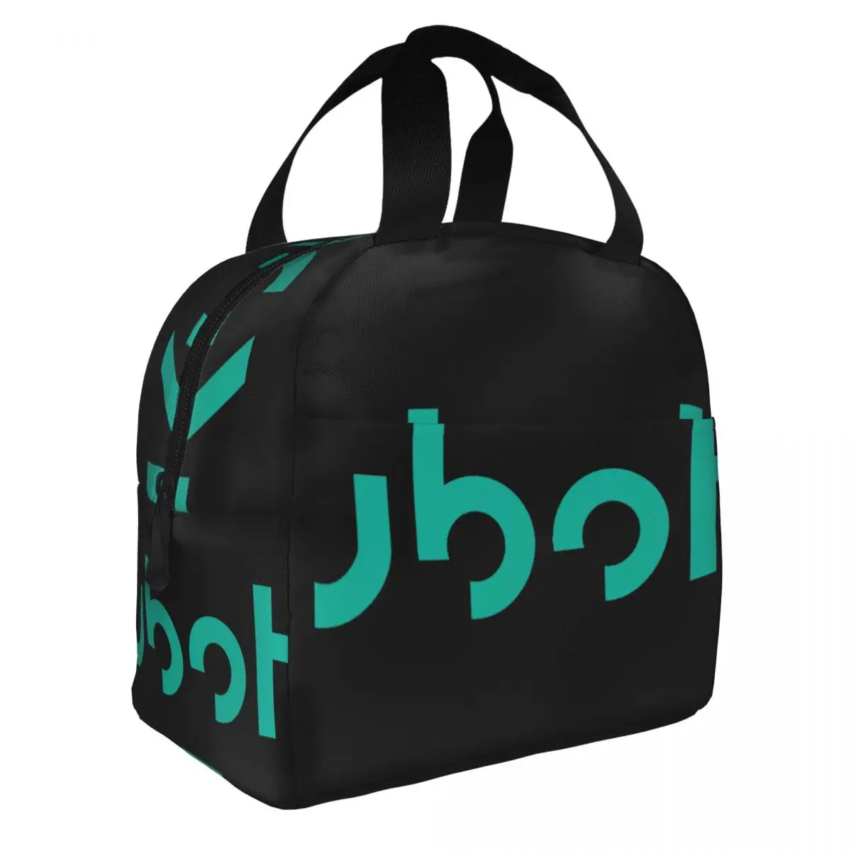 Sac à lunch vert menthe avec logo Johannesburg ota, sac à bento isolant, sac à riz en aluminium, sac de repas, sac de glace, sac à main Bento