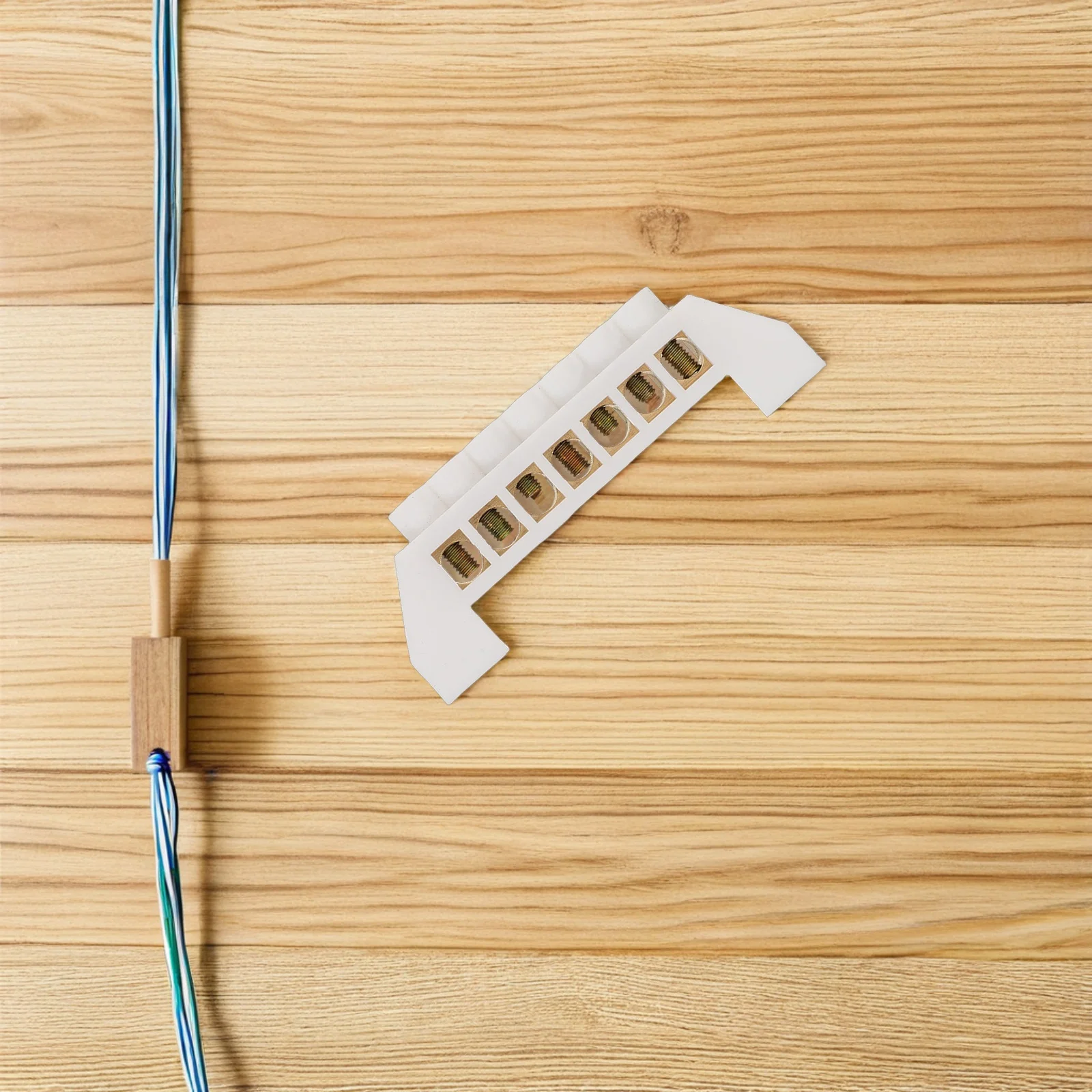 8 قطعة المسمار النحاس محطة التأريض قطاع موقف حافلة بار كتلة التوزيع الكهربائي سلك اتصال كتلة #1