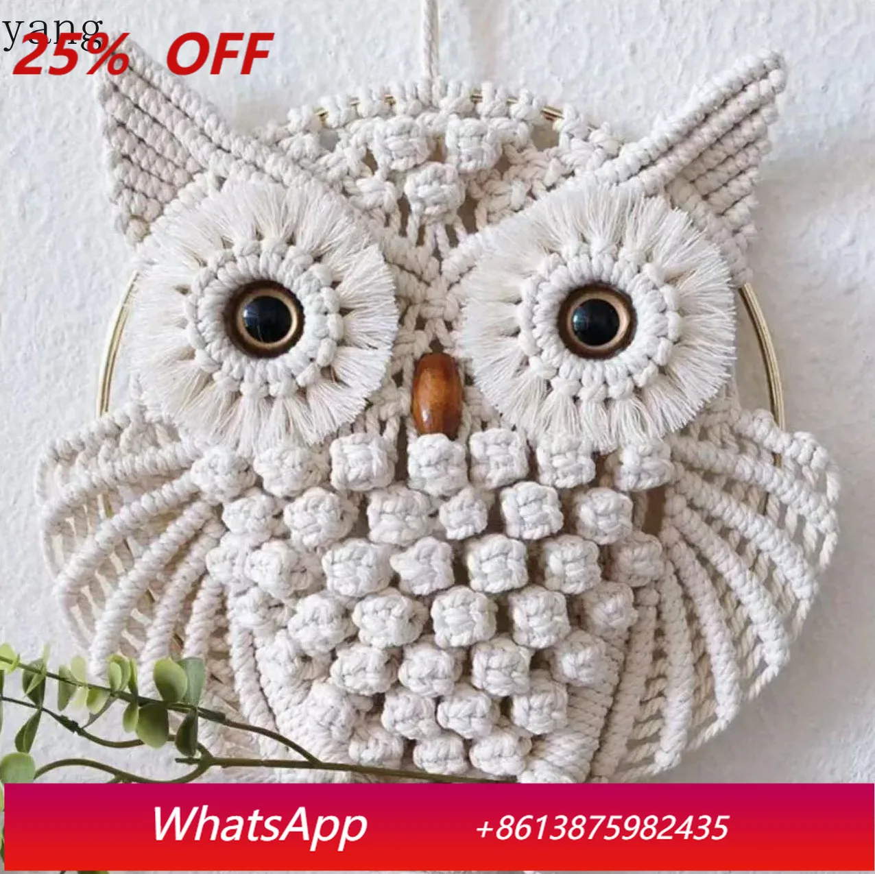 

Настенный декор CX Owl: Гобелен ручной работы для украшения стен