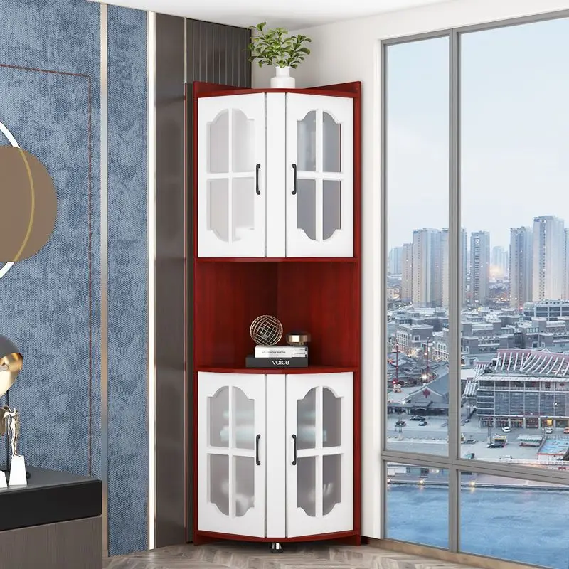 Cabinet  Cabinet Modern Simple  Triangle Storage Cabinet Living Room  Shelf Against Wall
