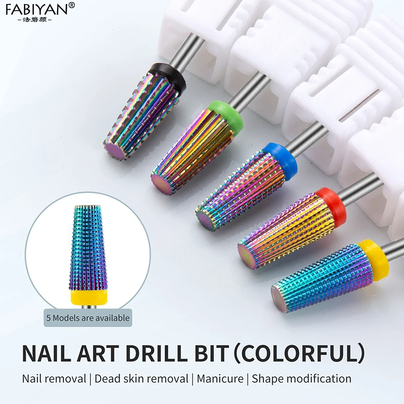 텅스텐 스틸 네일 아트 드릴 비트, 회전 전기 세라믹 밀링 커터, 매니큐어 젤 광택제 리무버, 네일 파일 페디큐어용