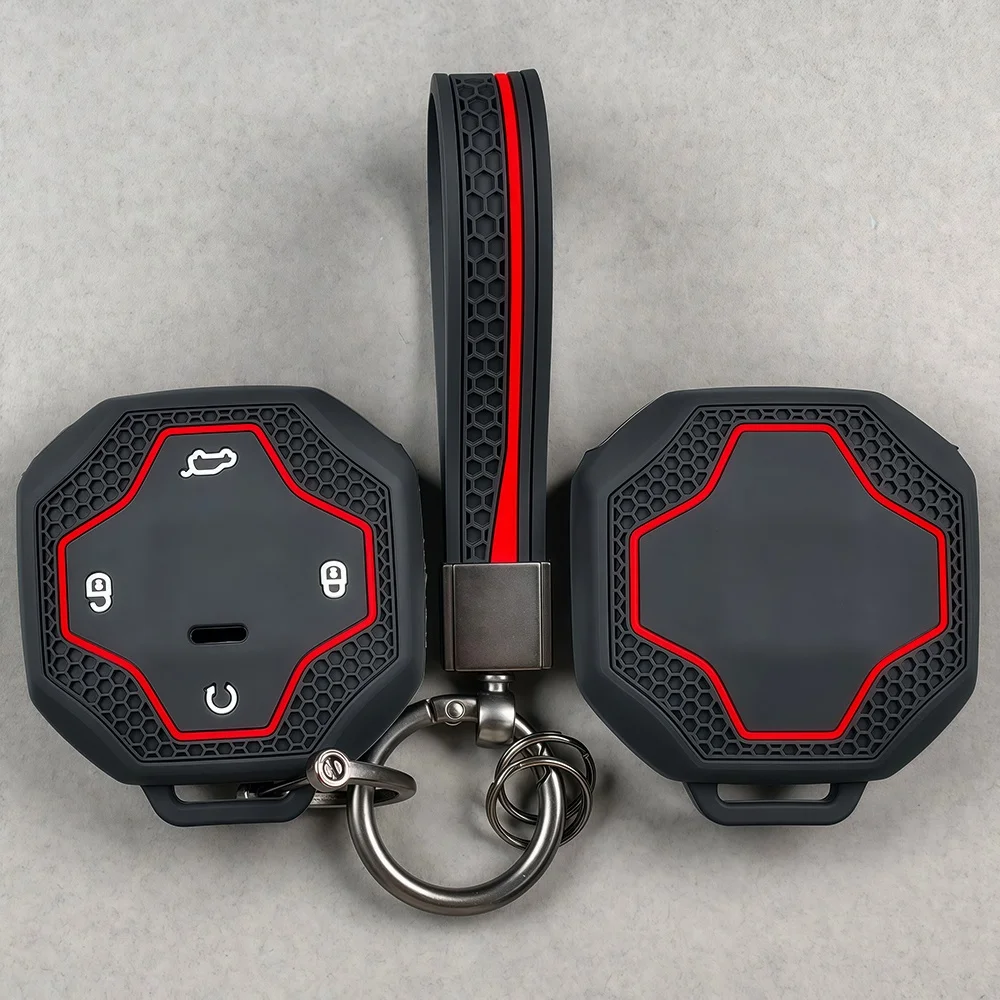 Car Key Case for Jetour Freer Freedom T2 Freer Traveller T1 2025+ Remote Cover Shell Keychain Fob Accessories Anti-Scratch