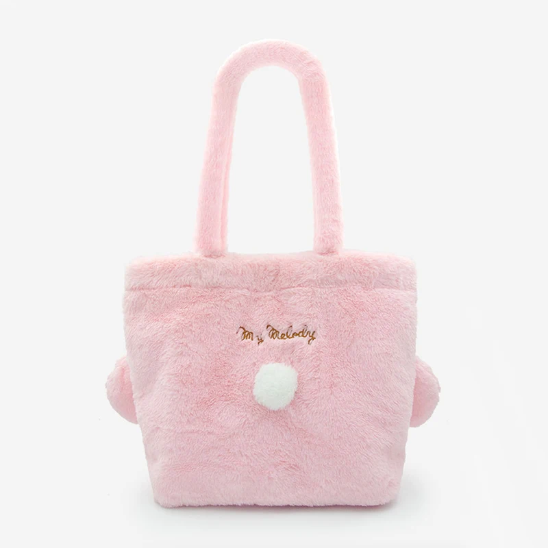 Sanrio My Melody pluszowa torba na ramię Cinnamoroll pluszowa torba na ramię Kuromi plecak torebki z motywem kreskówkowym dziewczyny modne prezenty