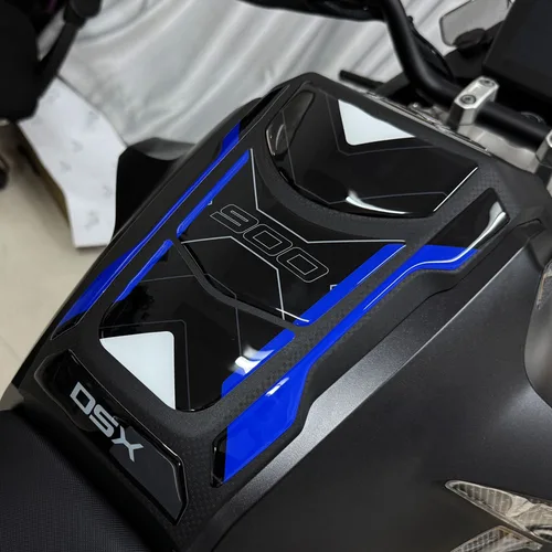 Imagen 2 del producto Accesorios para motocicleta, pegatina de resina epoxi 3D, almohadilla de depósito, pegatina de protección para Voge Valico 900DSX DS900X dsx900 2024