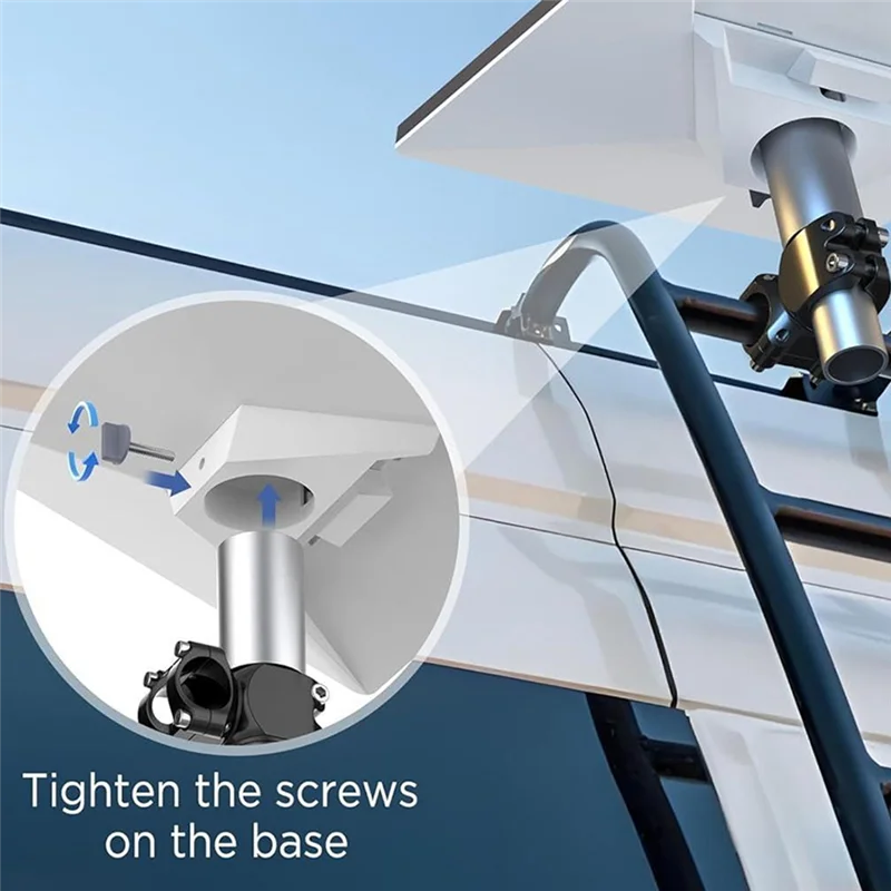 A59E-ZY-79A حامل سقفي لـ Starlink دعامة جدارية صغيرة دعامة هوائي الأقمار الصناعية قوس قابل للتعديل Starlink طقم تثبيت صغير