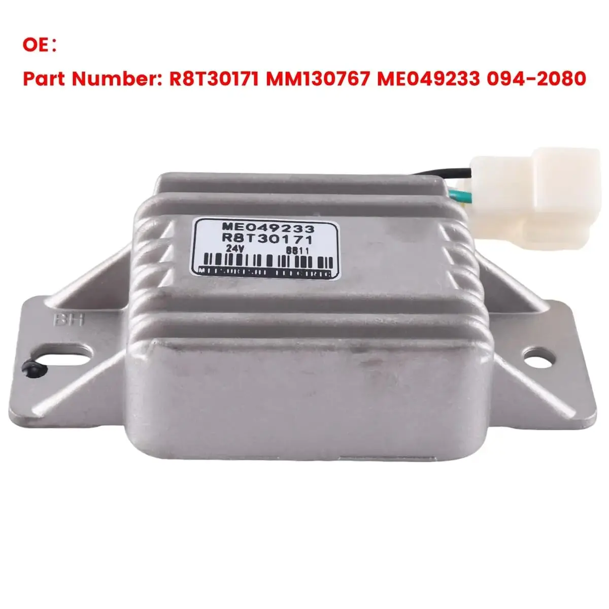 24v Safety Relay for CAT 320C 320B 312B E320C E320B E312B Regulator Timer Relay Alternator Replacement Parts ME049233 R8T30171