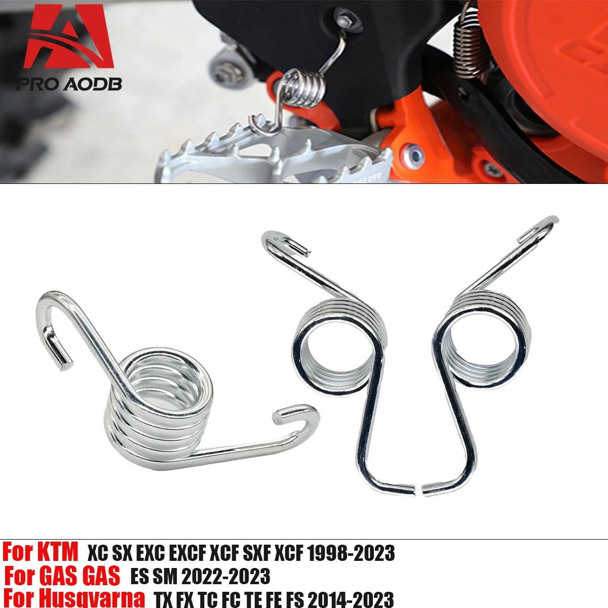 

Durable Motorcycle Footrest Spring For KTM SX SXF EXC EXCF XC XCF XCFW For HUSQVARNA TC FC TE FE FS 125-501 etc