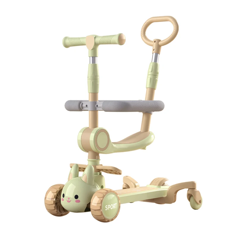 

Yy Scooter Children Can Sit Luge Baby Walker Car Four-in-One