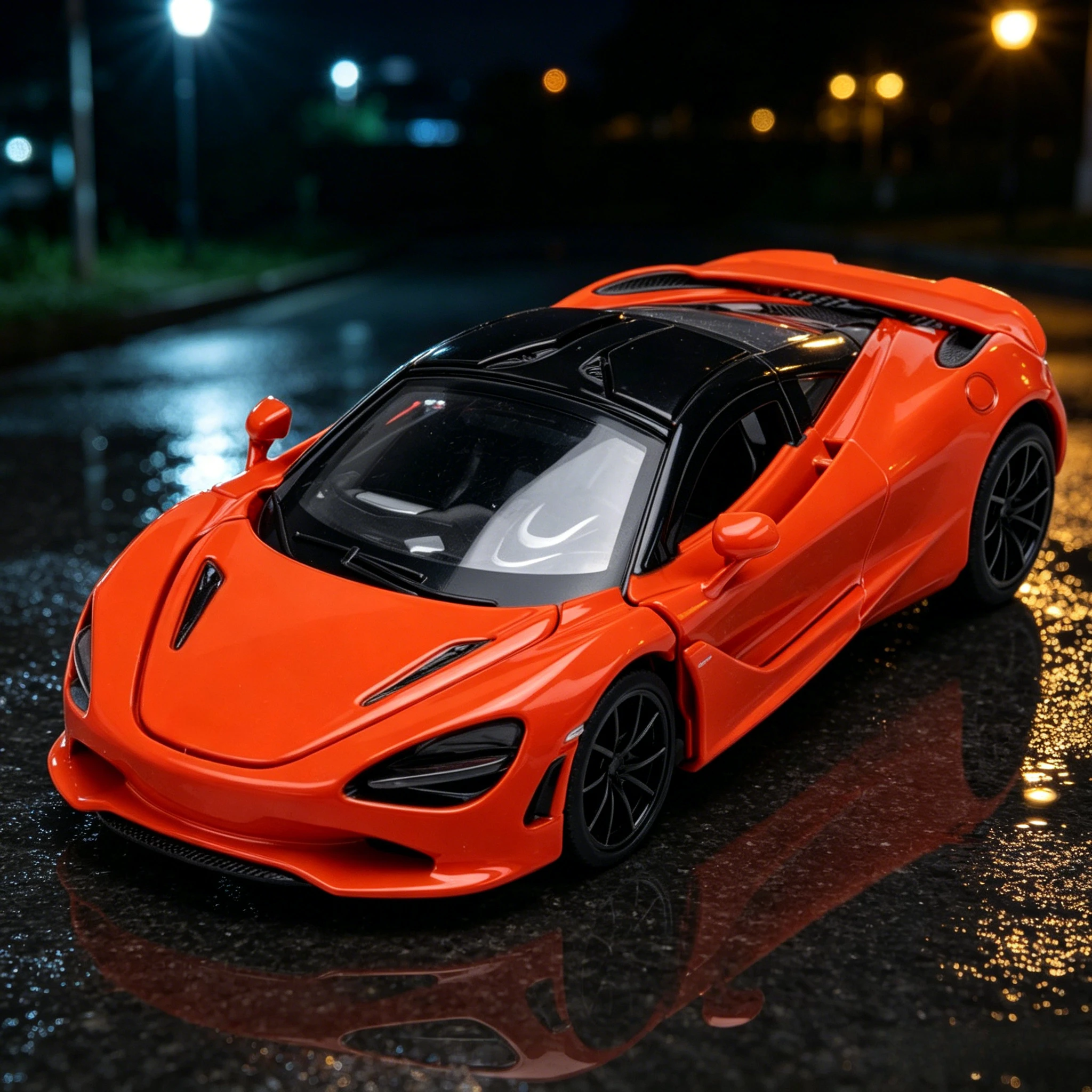 

Scale 1:32 750S Alloy Diecast Car Model Toy Doors Opened Rubber Tires Sports Cars Models