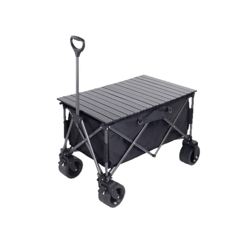 Outdoor camper trolley, reclining camper picnic truck trailer