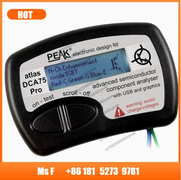PEAK Electronic Component Tester DCA75/DCA55 Component , Semiconductor Device