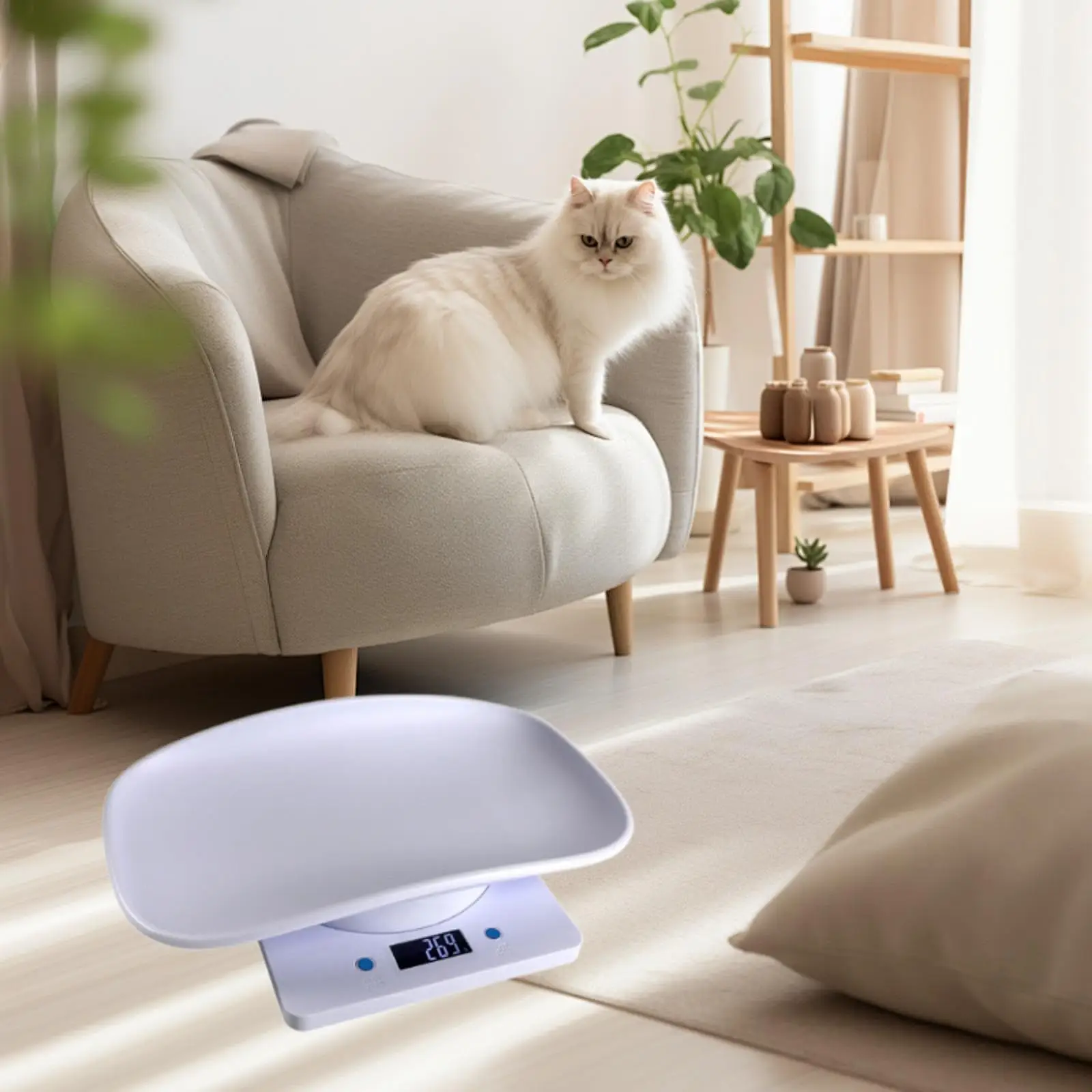 

Цифровые Мини-весы для домашних животных 33 фунта/15 кг, со съемным лотком, высокая точность, с лотком для мелких животных, хорьков, кошек, собак, черепах