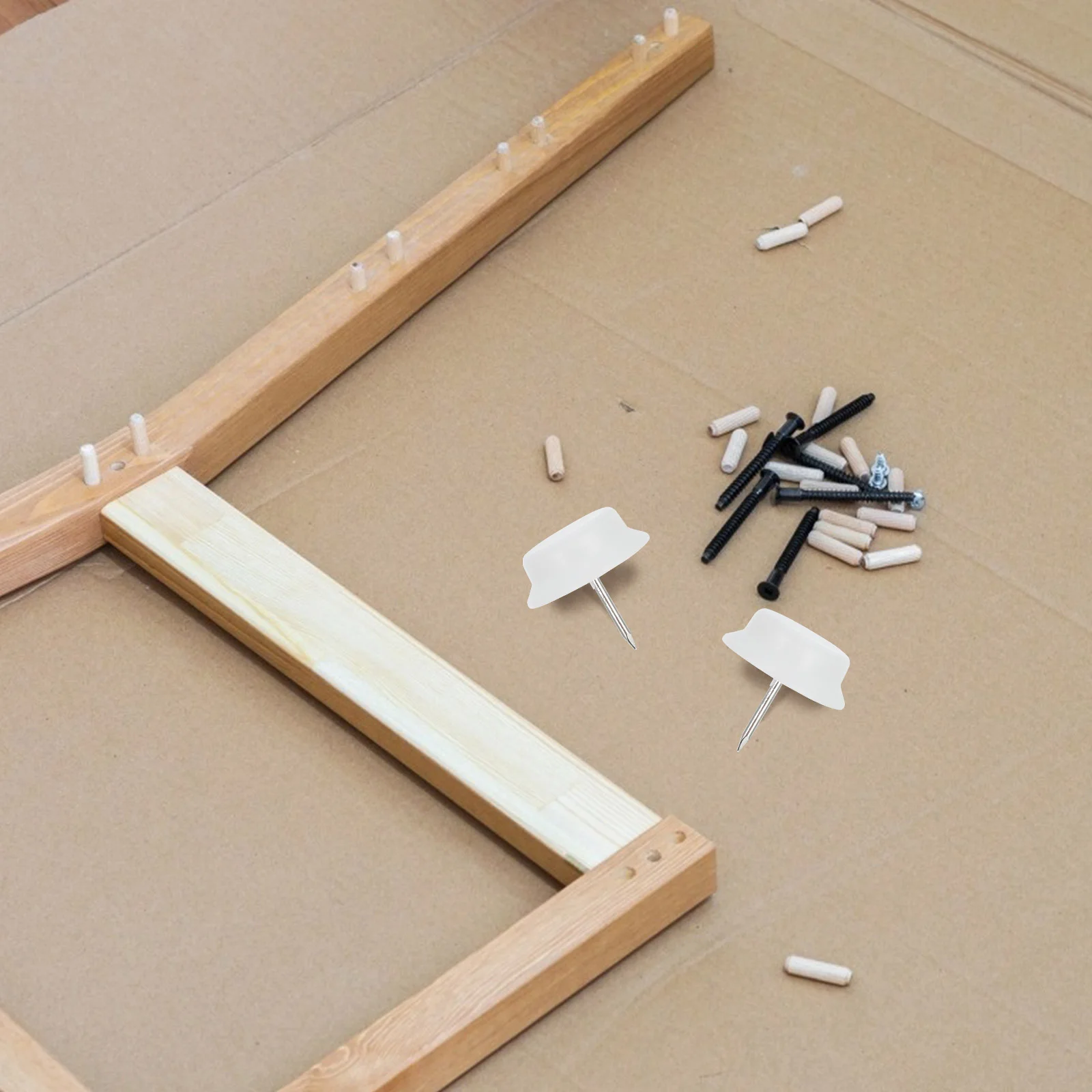 

50Pcs Furniture Leg Bottom Nails Practical Glide Protectors for Home Decor Safe and Long Lasting Furniture Leg Bottom