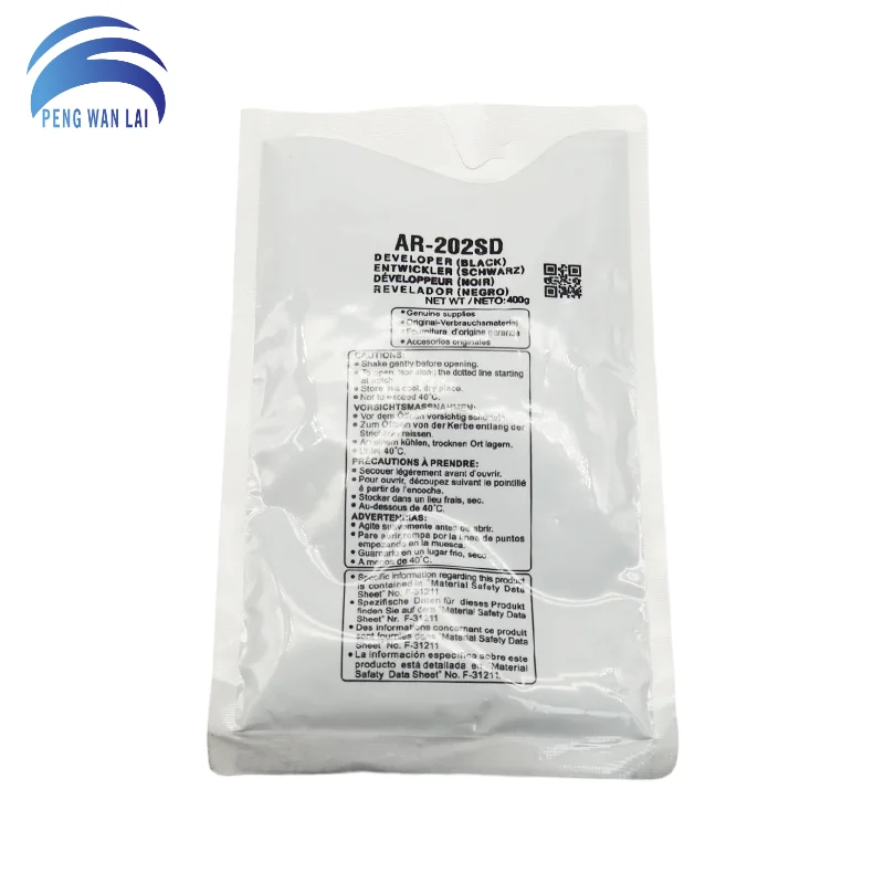 1PC AR202 Developer Powder For Sharp AR 202 AR255 AR275 AR236 Compatible AR 202 205 255 275 Import High Quality BK400g