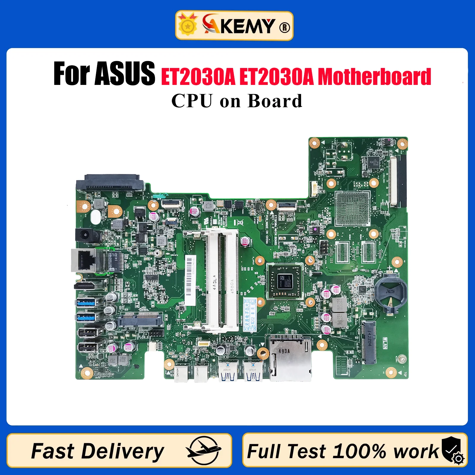

Материнская плата для ноутбука ET2030A для ASUS AIO ET2030 ET2030A, материнская плата с процессором, 100% тестирование, ОК, быстрая доставка, высокое качество