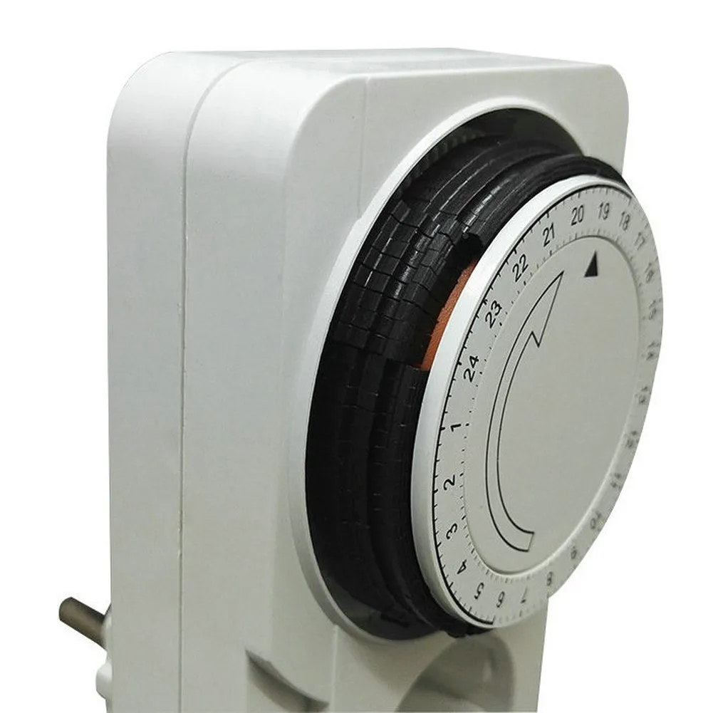 

24-Hour Mechanical Timer Switch Socket 16A For Energy-Saving Appliance Scheduling For Home Appliance Control Switch Accessory