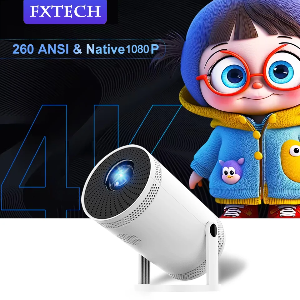 

Горячая распродажа: Проектор 4K Android 11 HY300 с Wi-Fi 6, 260 ANSI, Allwinner H713, BT5.0, 1080P, 1280*720P для кинотеатров и улицы, портативный
