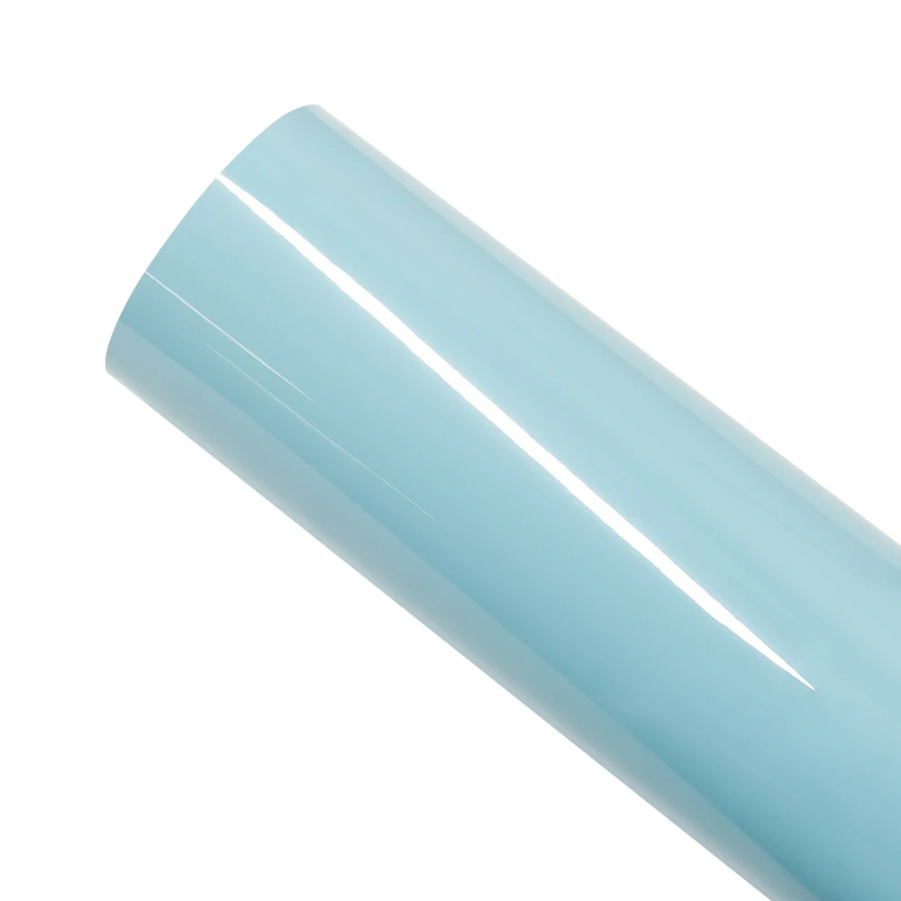 

PET Glossy Sea Breeze Blue Car Vinyl Film Auto Wrapping Decal Motorcycle Car Body Interior Exterior Decoration Film Accessories