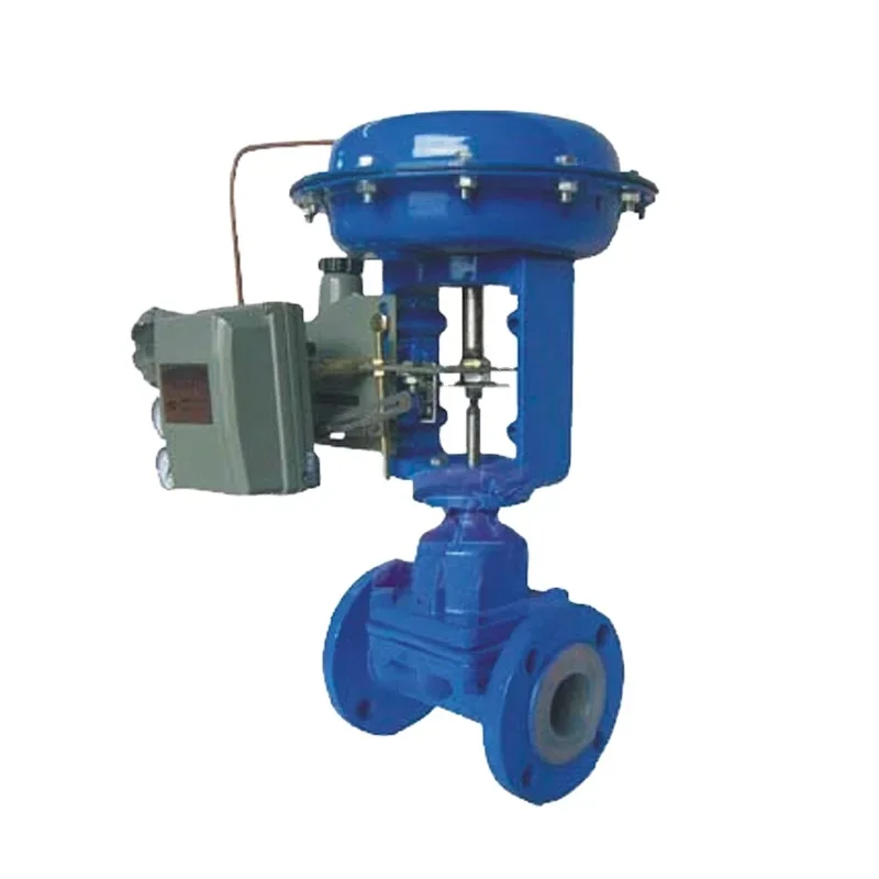 

hot sale flow control valve pneumatic T87 2 way proportional flanged Pneumatic Diaphragm flow control valve