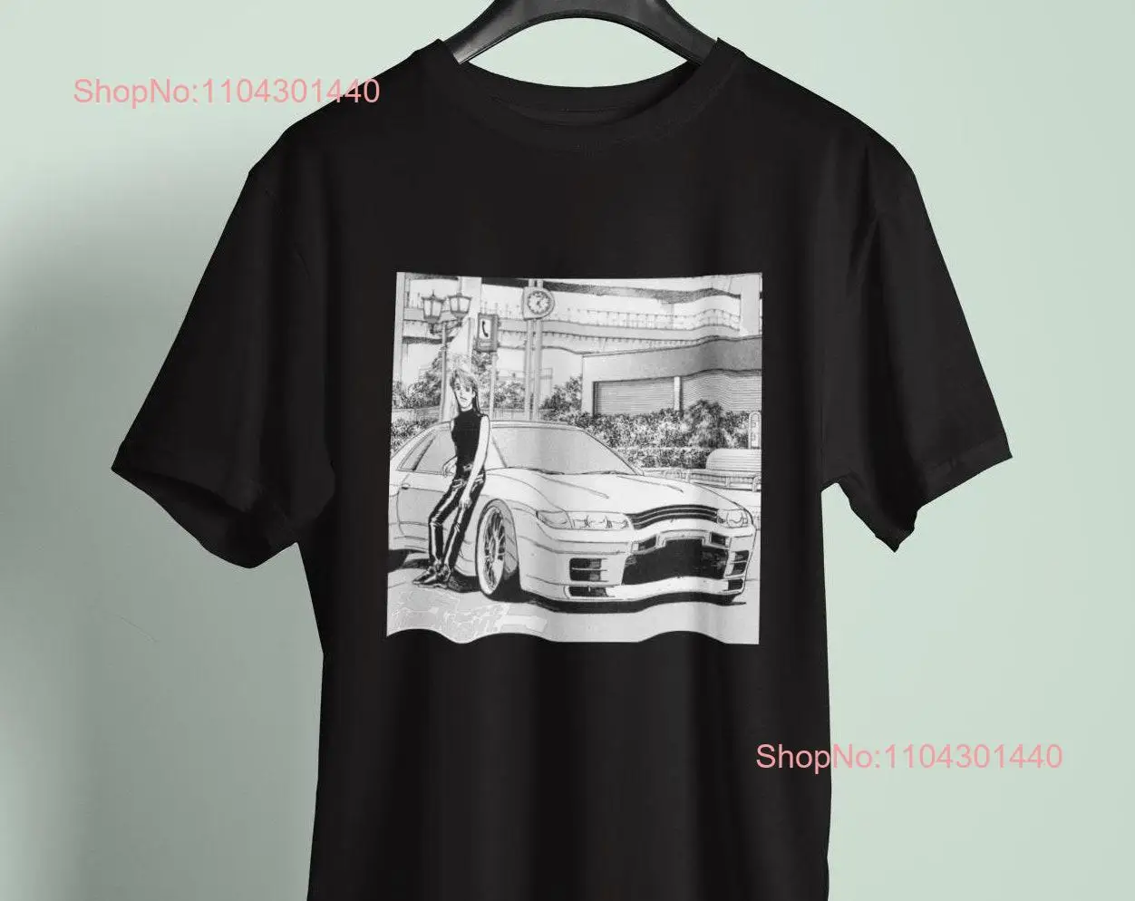 Japanese Midnight Manga Classic Anime Enthusiast JDM T Shirt Unique Wide Body Liberty walk style long or short sleeves