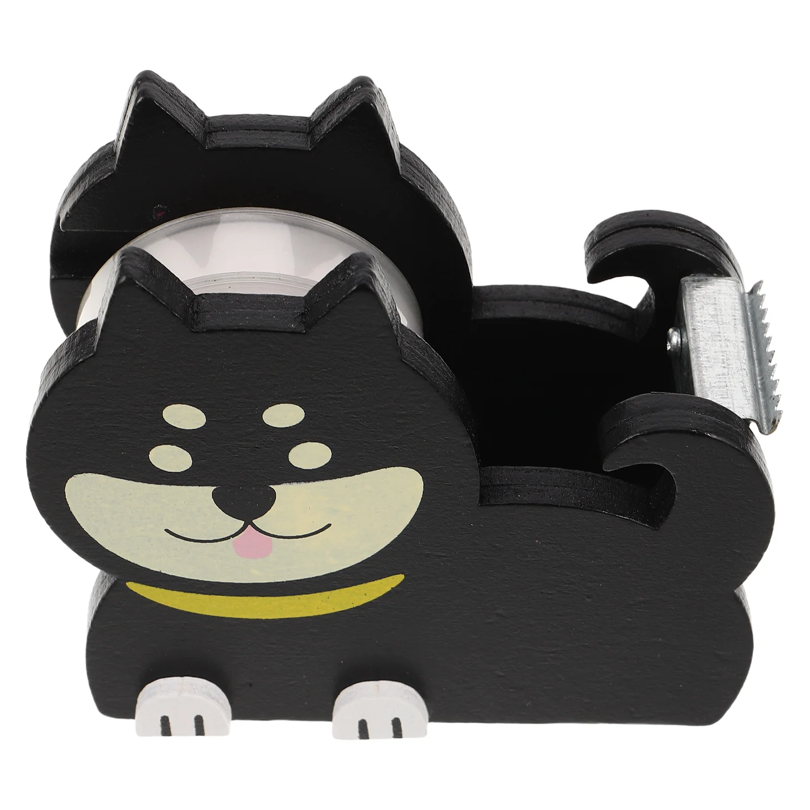 

1Set Dog Tape Dispenser Portable Non Slip Desktop Animal Masking Tape Cutter Washi Roll Holder Craft Office Storage