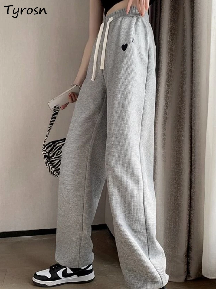 

Pants Women Autumn Leisure Loose Simple Comfortable Korean Style Solid All-match Classic Design Retro Ladies Daily Elegant New